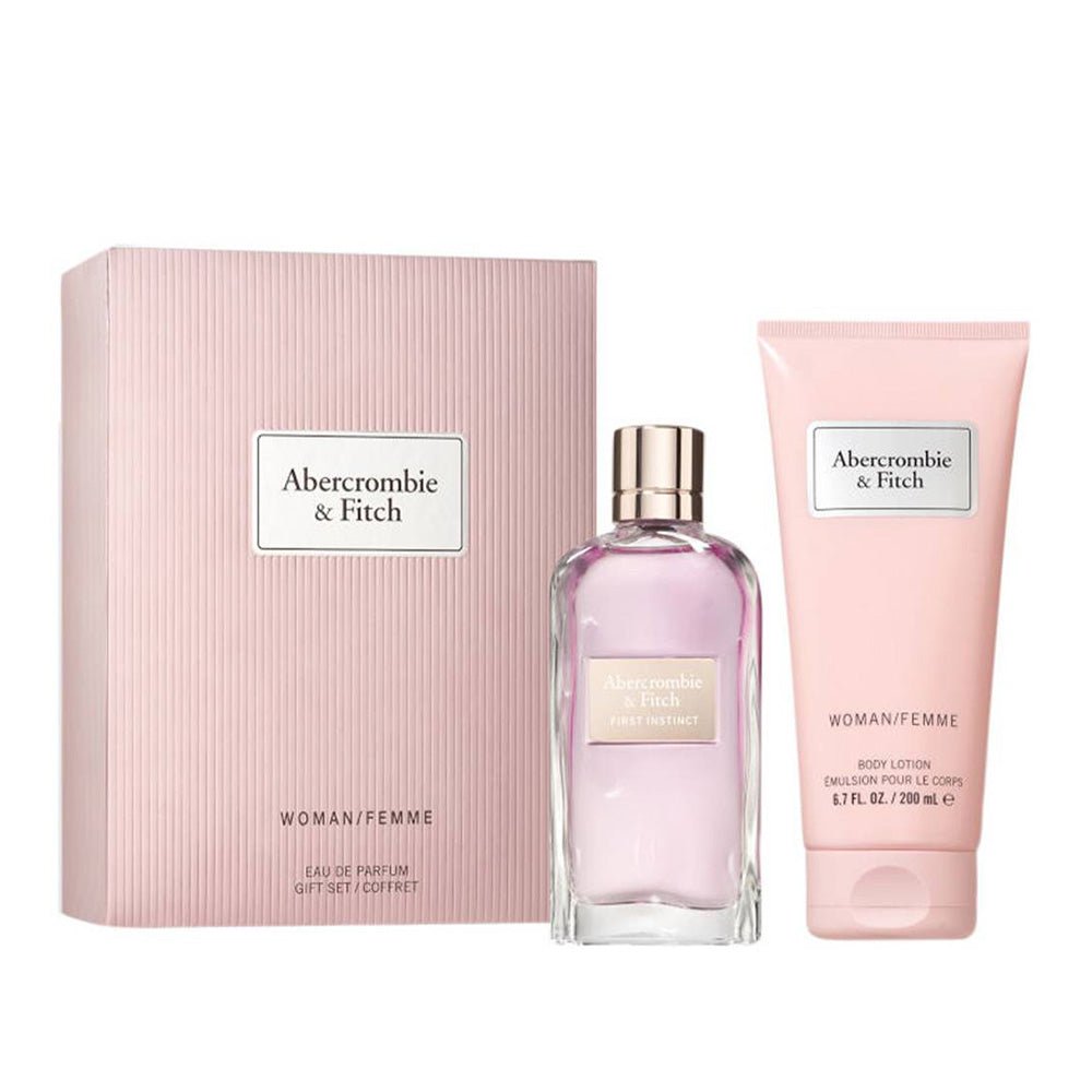 Abercrombie &amp; Fitch First Instinct For Women Eau De Parfum 100ml + Body Lotion 200ml - Beauty Tribe