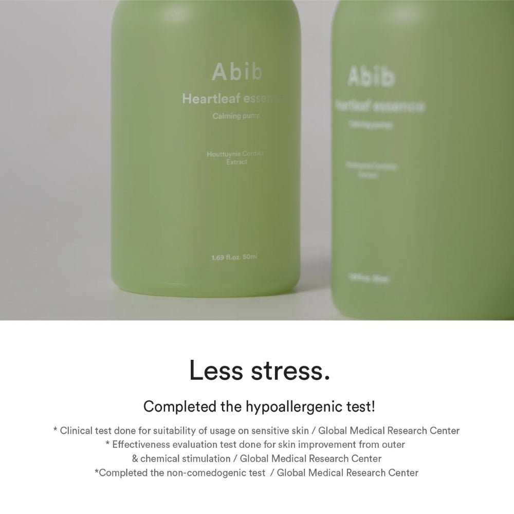 Abib Heartleaf Essence Calming Pump 50ml - Beauty Tribe