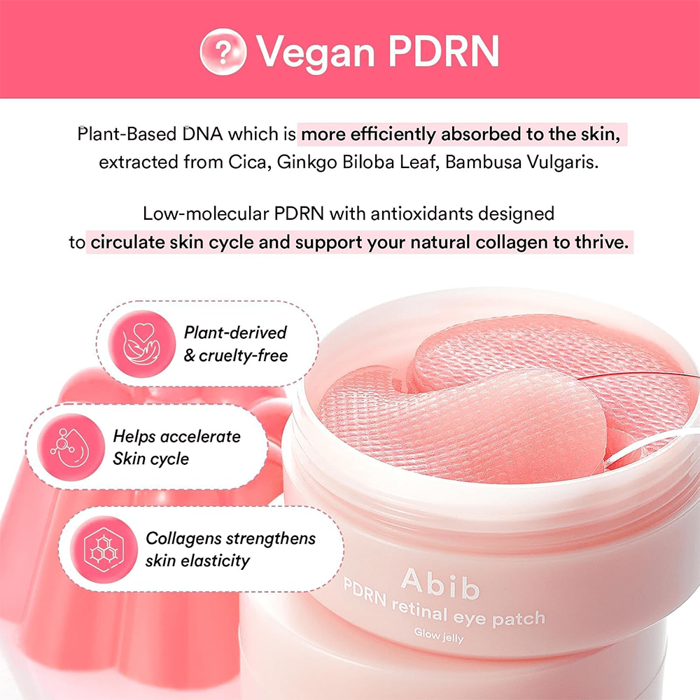 Abib PDRN Retinal Eye Patch Glow Jelly - Beauty Tribe