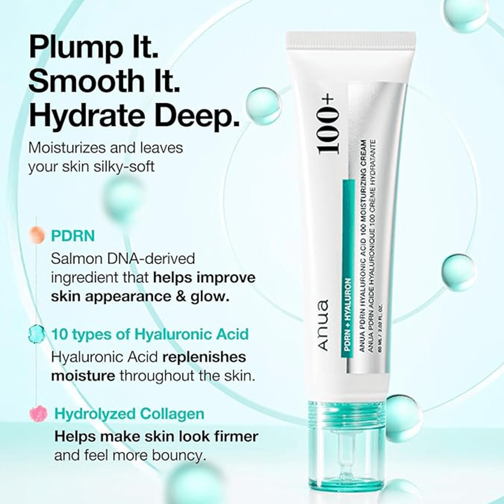 Anua PDRN Hyaluronic Acid 100 Moisturizing Cream - Beauty Tribe