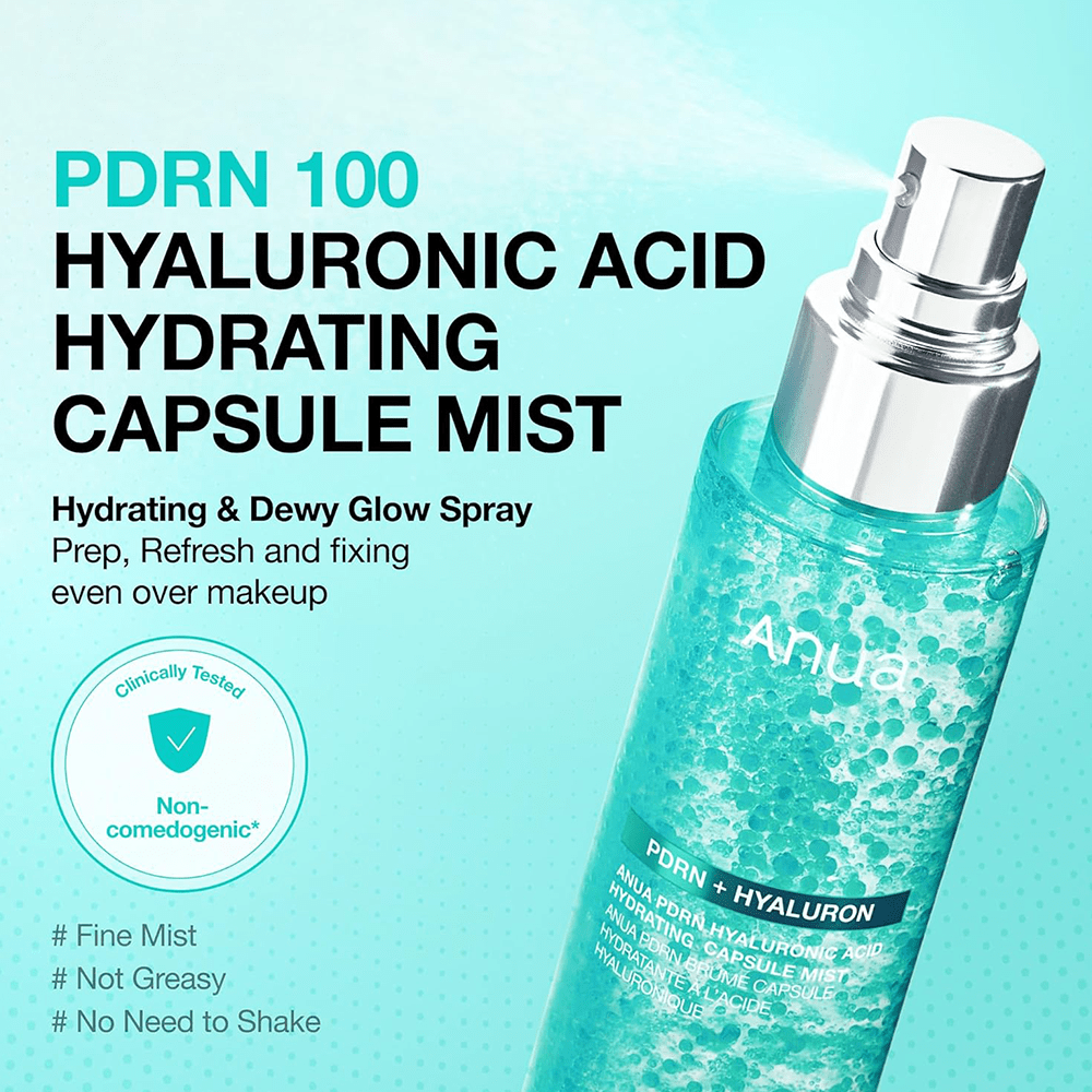 Anua PDRN Hyaluronic Acid Hydrating Capsule Mist 100ml - Beauty Tribe