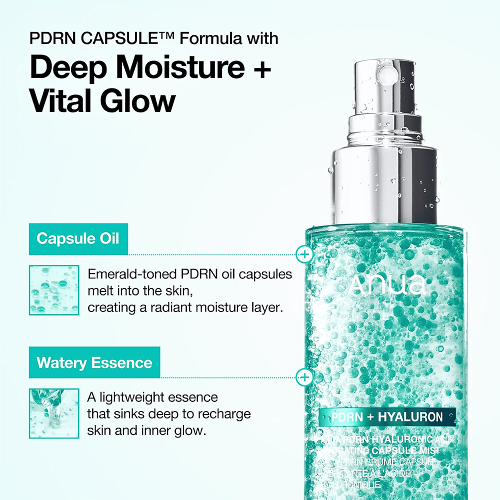 Anua PDRN Hyaluronic Acid Hydrating Capsule Mist 100ml - Beauty Tribe