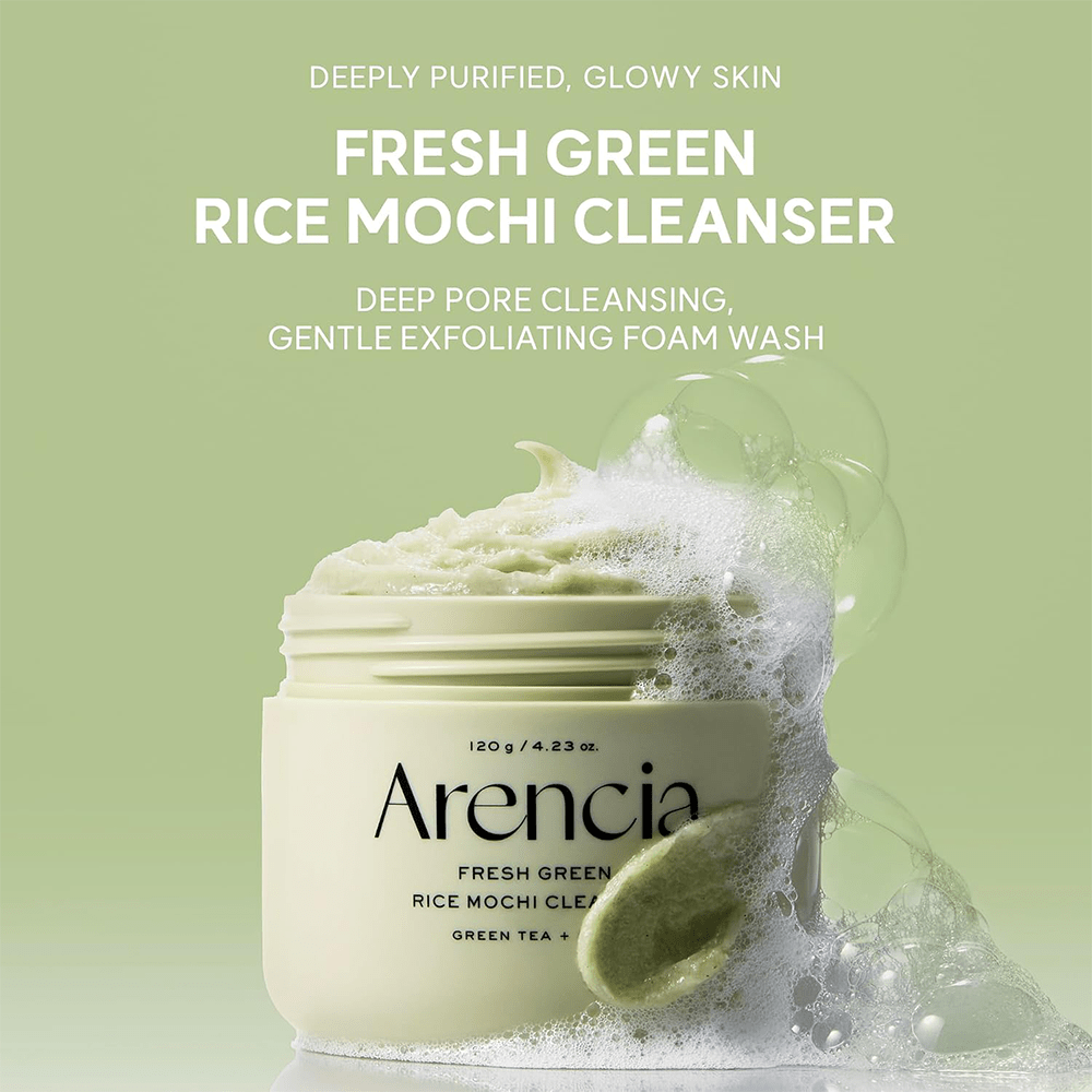 Arencia Fresh Green Rice Mochi Cleanser 120g - Beauty Tribe