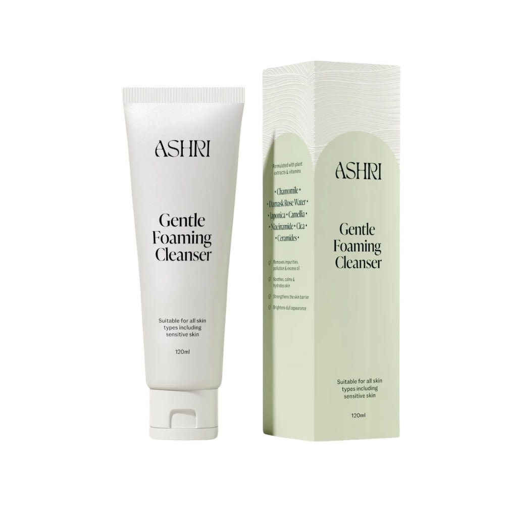 Ashri Skin Gentle Foaming Cleanser 120ml - Beauty Tribe