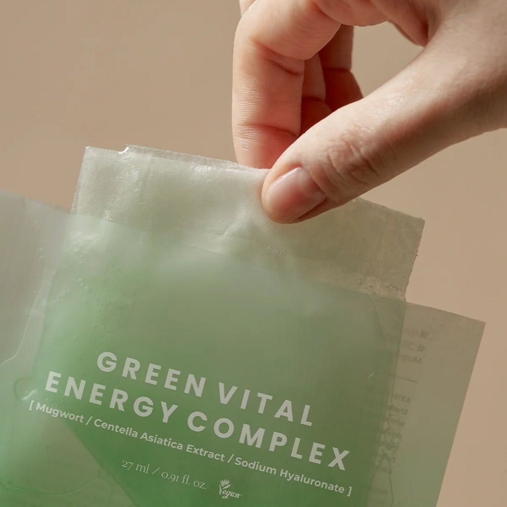 AXIS - Y Mugwort Green Vital Energy Complex Sheet Mask 27ml - Beauty Tribe