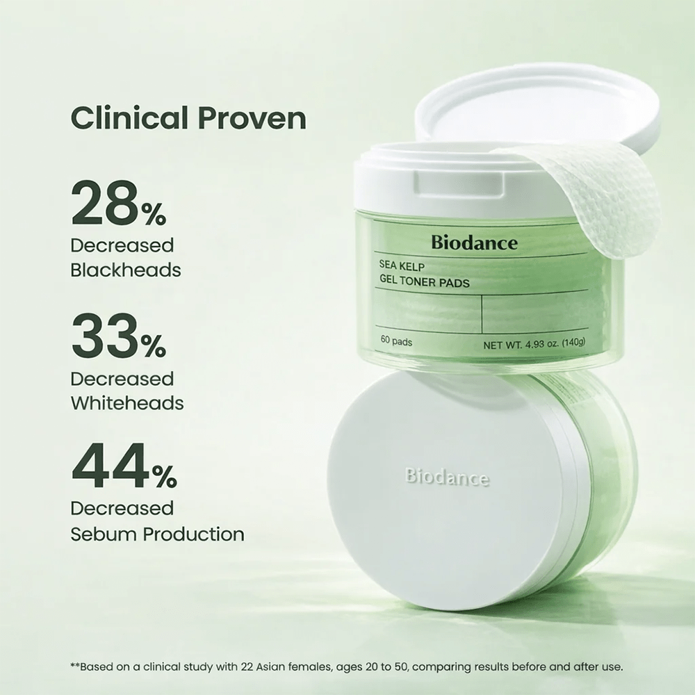 Biodance Sea Kelp Gel Toner Pads - 60 Pads - Beauty Tribe