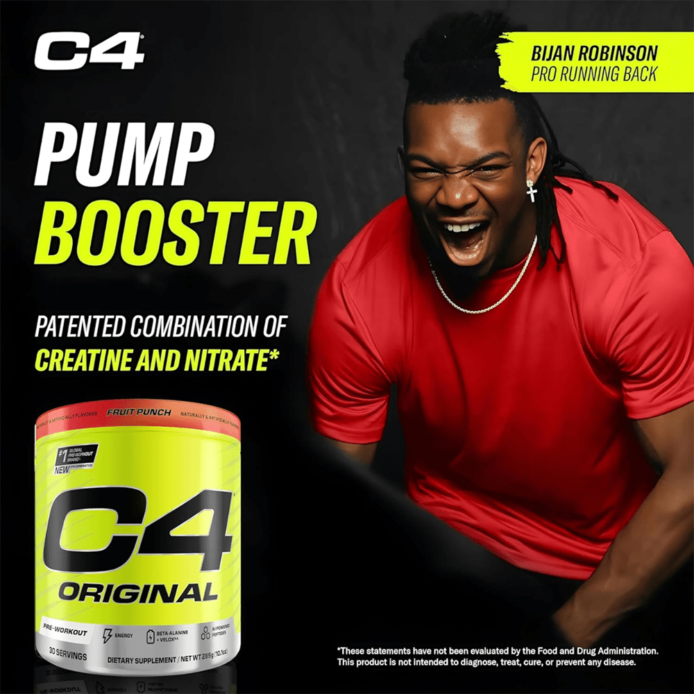C4 Original Pre Workout Powder Fruit Punch Flavor – 30 Servings - Beauty Tribe