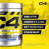 C4 Original Pre Workout Powder Icy Blue Razz Flavor – 50 Servings - Beauty Tribe