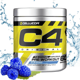 C4 Original Pre Workout Powder Icy Blue Razz Flavor – 50 Servings - Beauty Tribe