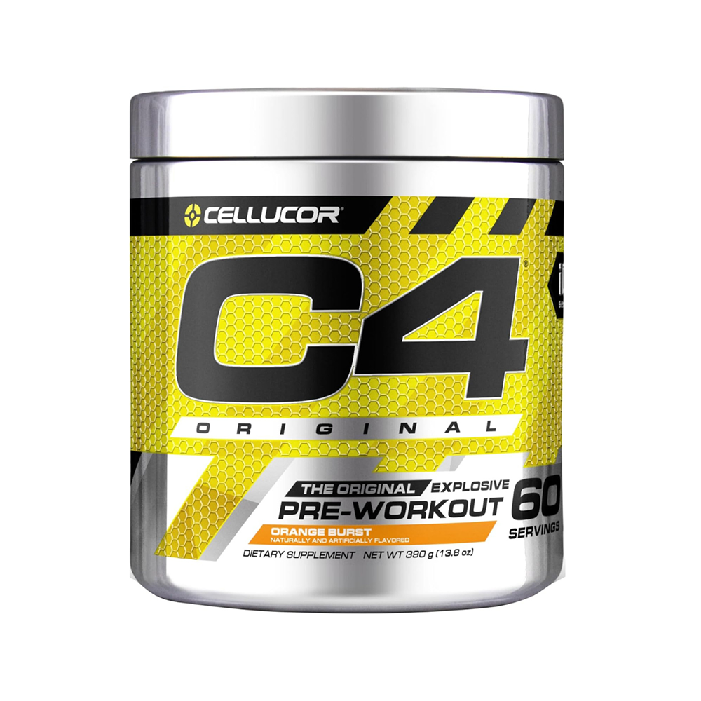 C4 Original Pre Workout Powder Orange Burst Flavor – 50 Servings