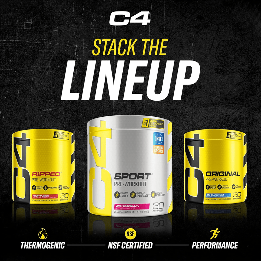 C4 Original Pre Workout Powder Pink Lemonade Flavor – 50 Servings - Beauty Tribe