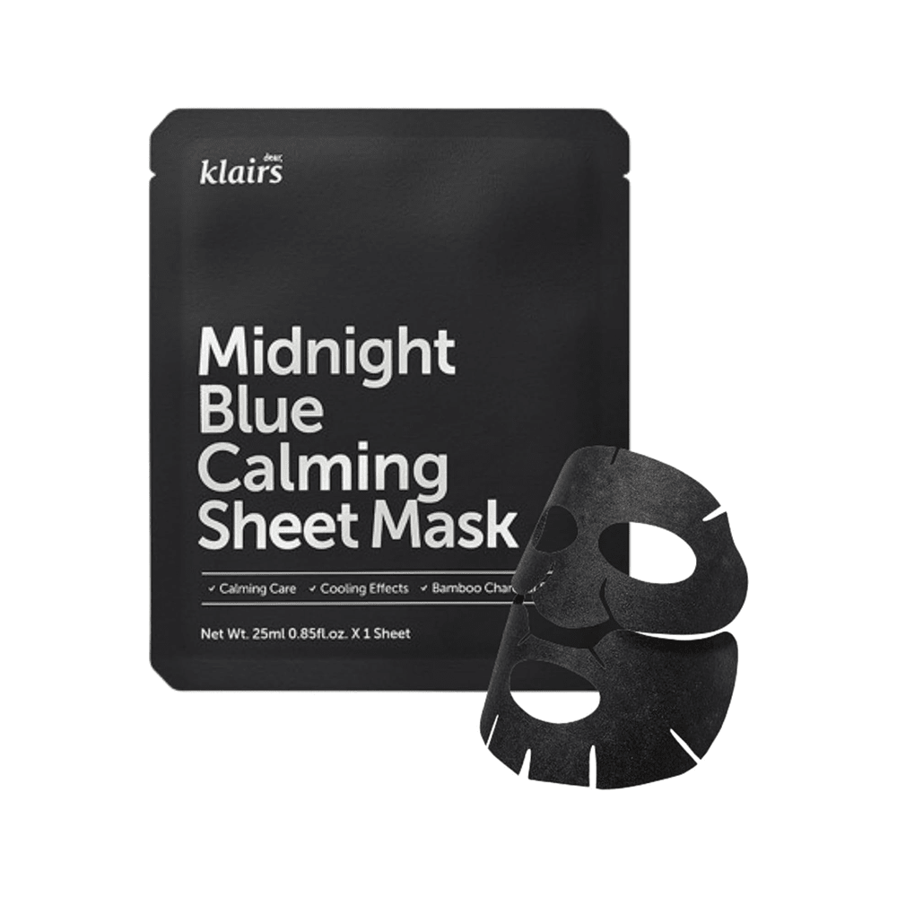 Dear Klairs Midnight Blue Calming Sheet Mask 25ml - Beauty Tribe