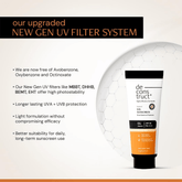 Deconstruct 5% Vitamin C Gel Sunscreen for Oily Skin SPF 50 PA++++ | Brightens Skin Tone | New Gen UV Filters | Lightweight & Non-greasy | In vivo tested | For Men & Women - 50g - Beauty Tribe