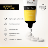Deconstruct Lightweight Gel Sunscreen| SPF 55+ and PA+++ - No White Cast for Men & Women, 50gm - Beauty Tribe