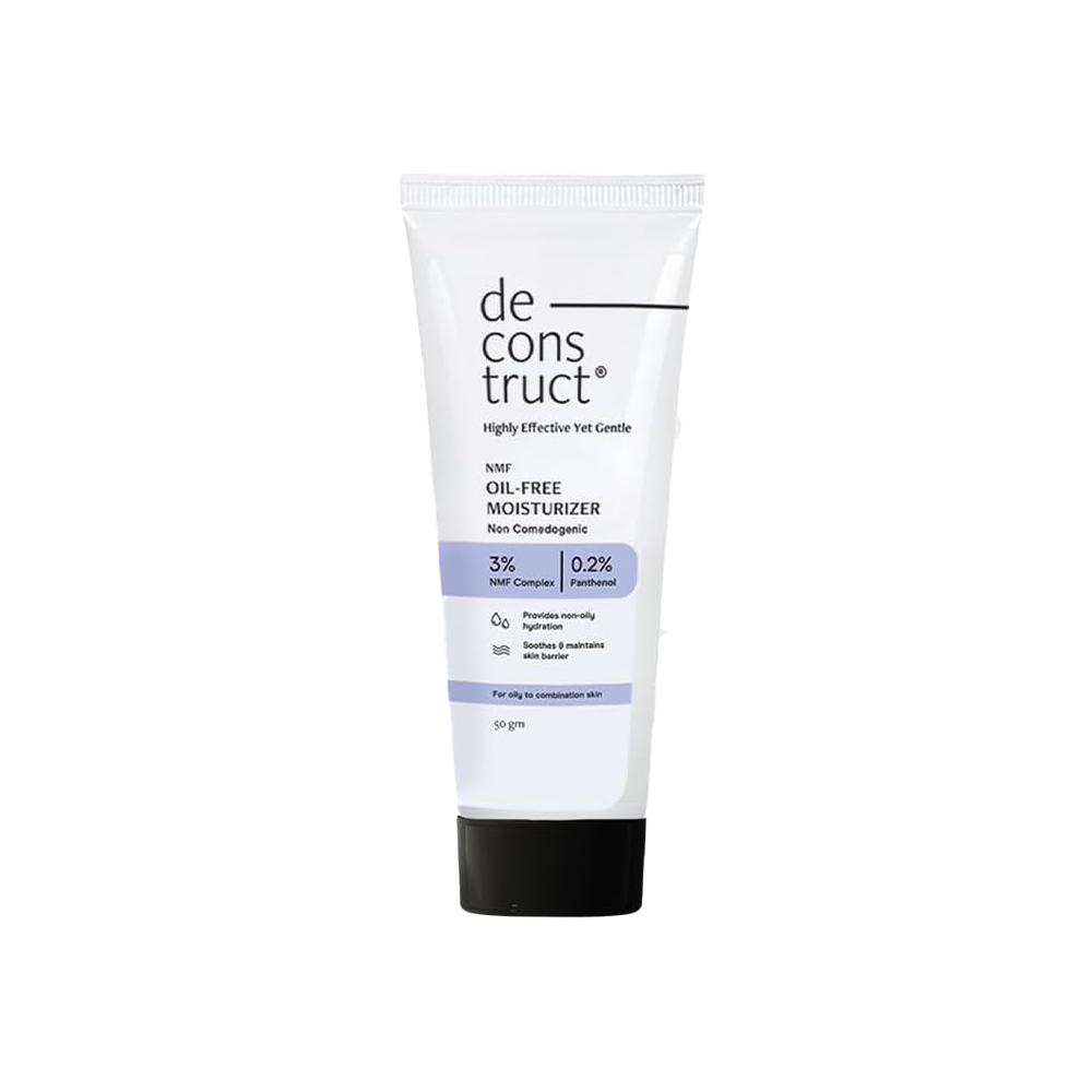 Deconstruct Oil-Free Moisturizer | Non Sticky, Lightweight, Non-Comedogenic & Fast-Absorbing | Tested for 72H Hydration | For Oily, Acne-Prone & Sensitive Skin |50g