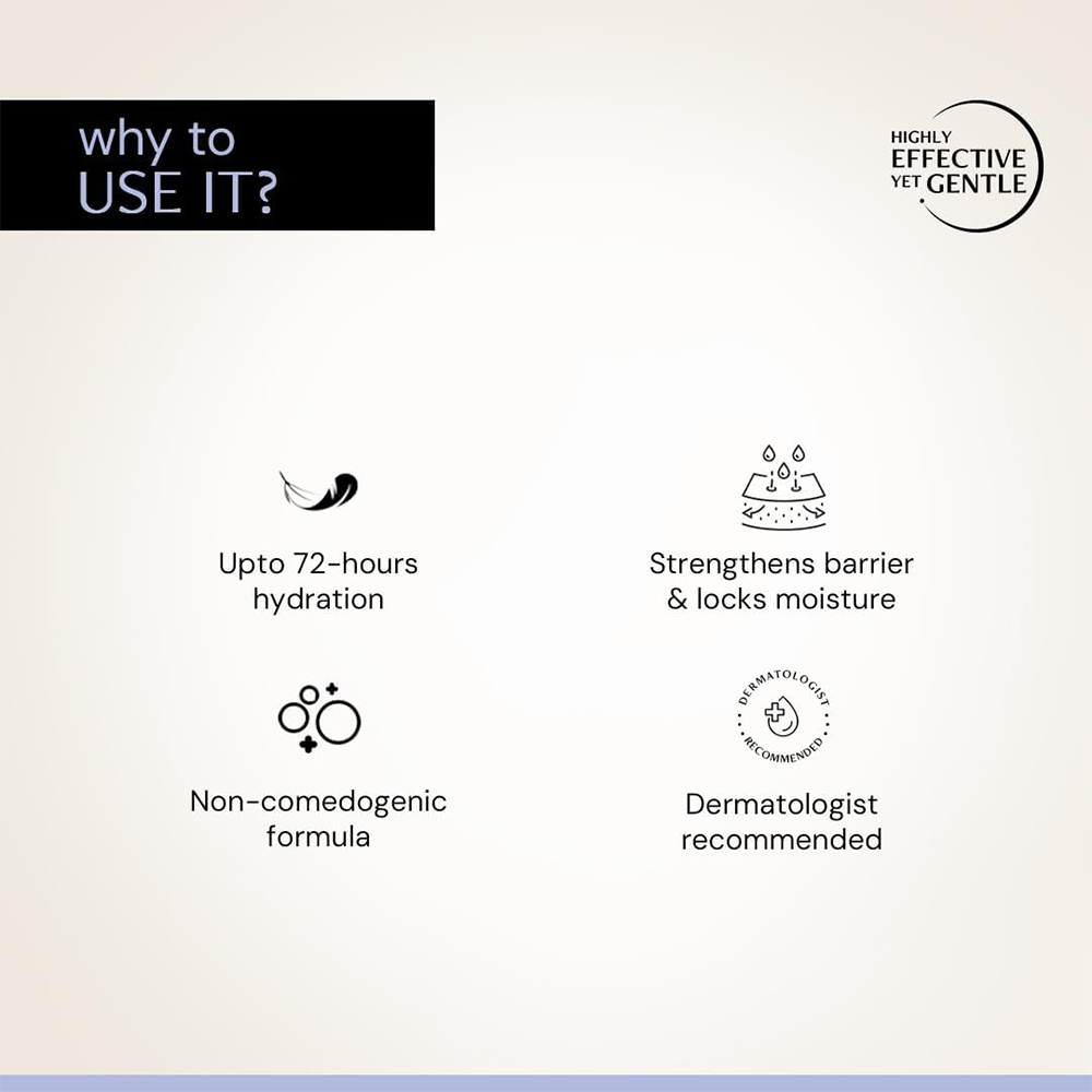 Deconstruct Oil-Free Moisturizer | Non Sticky, Lightweight, Non-Comedogenic & Fast-Absorbing | Tested for 72H Hydration | For Oily, Acne-Prone & Sensitive Skin |50g