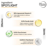 Deconstruct Vitamin C Serum | 10% Vitamin C + 0.5% Ferulic Acid | Face Serum for Sun Damage | For Both Men & Women | 30ML - Beauty Tribe