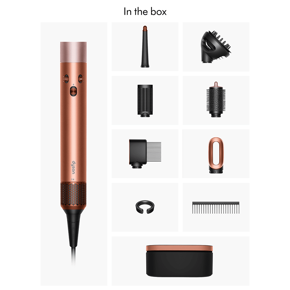 Dyson Airwrap i.d.™ Multi Styler and Dryer – Curly+Coily Amber silk - Beauty Tribe
