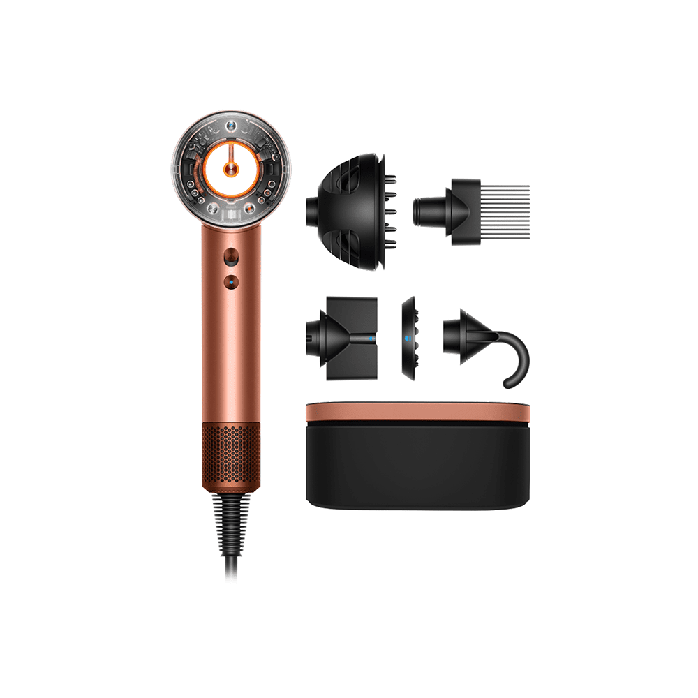 Dyson Supersonic Nural™ Hair Dryer Curly + Coily Amber Silk - Beauty Tribe