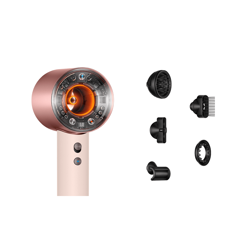 Dyson Supersonic Nural™ Hair Dryer Curly+Coily Ceramic Pink/Rose Gold - Beauty Tribe