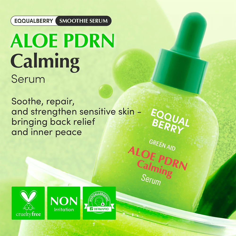Eqqualberry Aloe PDRN Calming Smoothie Serum 30ml - Beauty Tribe
