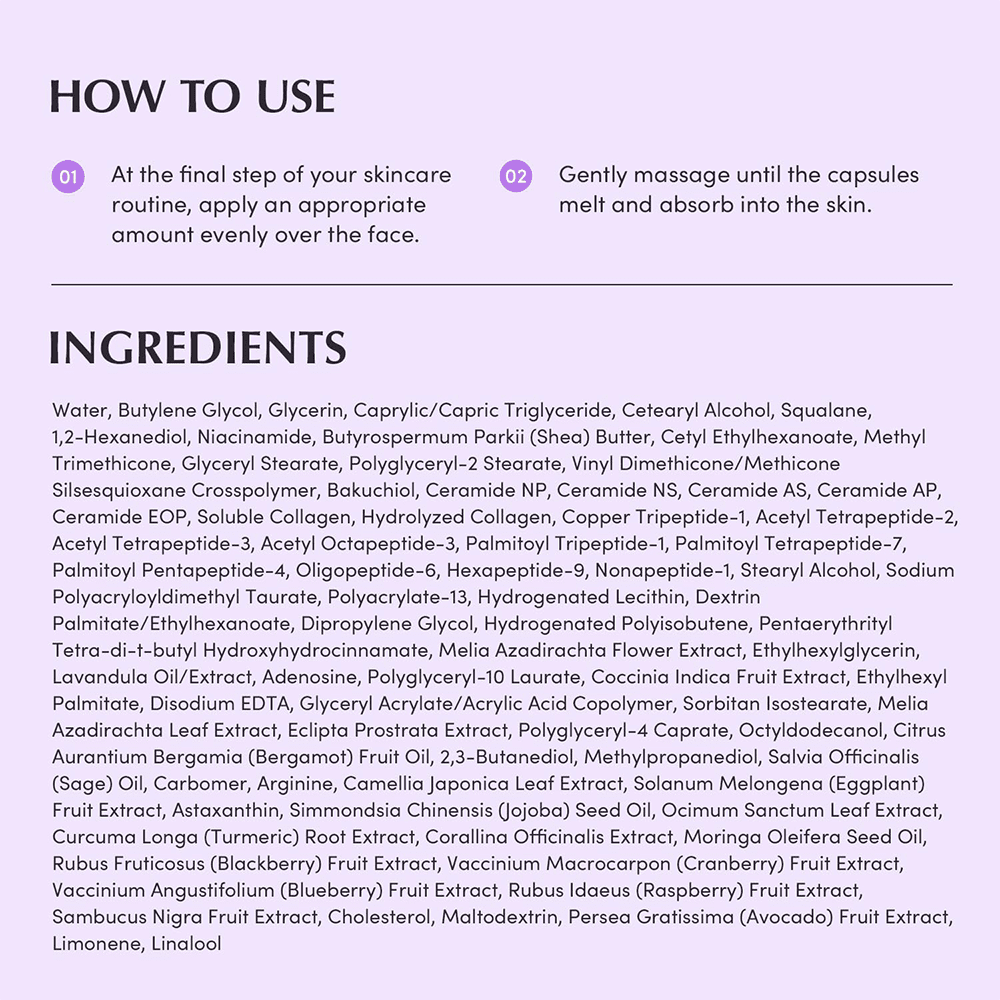 Eqqualberry Bakuchiol Plumping Capsule Cream - Beauty Tribe