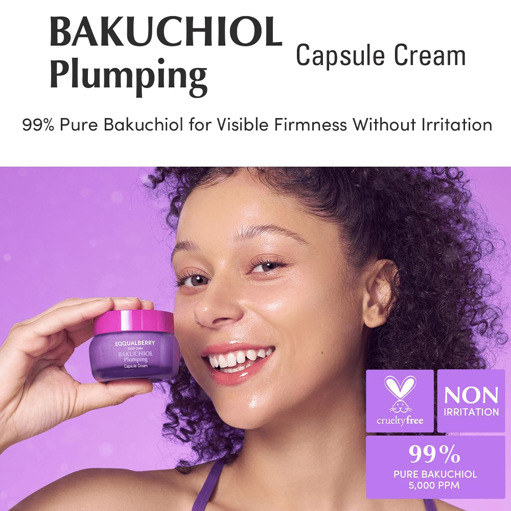 Eqqualberry Bakuchiol Plumping Capsule Cream - Beauty Tribe