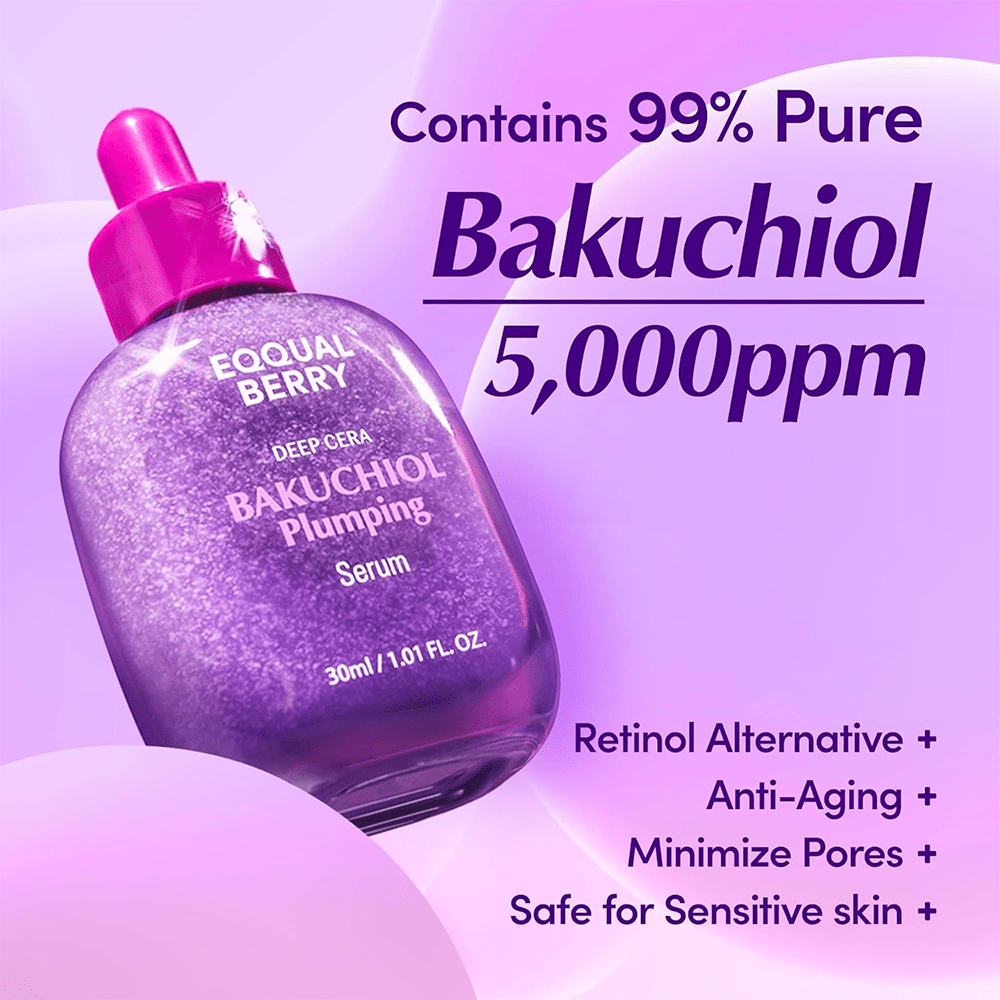 Eqqualberry Bakuchiol Plumping Serum 30ml - Beauty Tribe