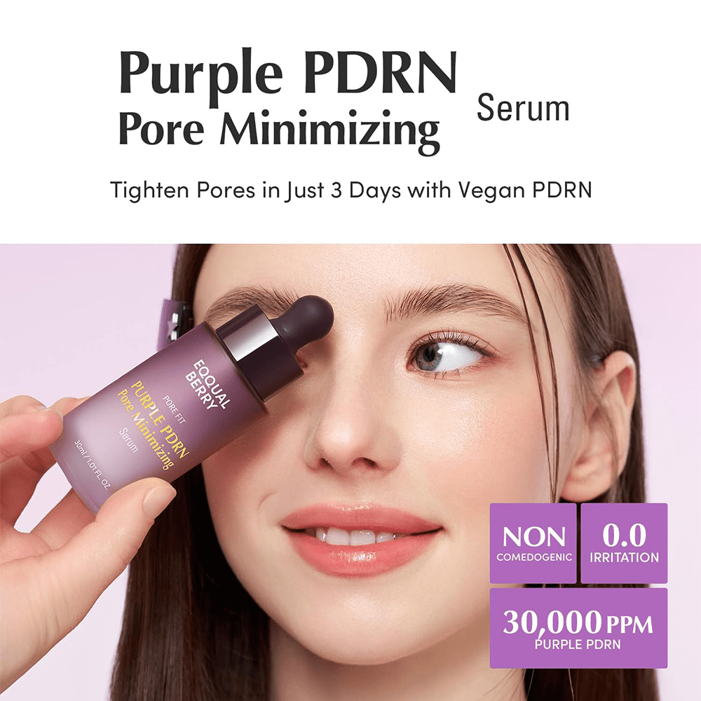 Eqqualberry Purple PDRN Pore Minimizing Serum 30ml - Beauty Tribe