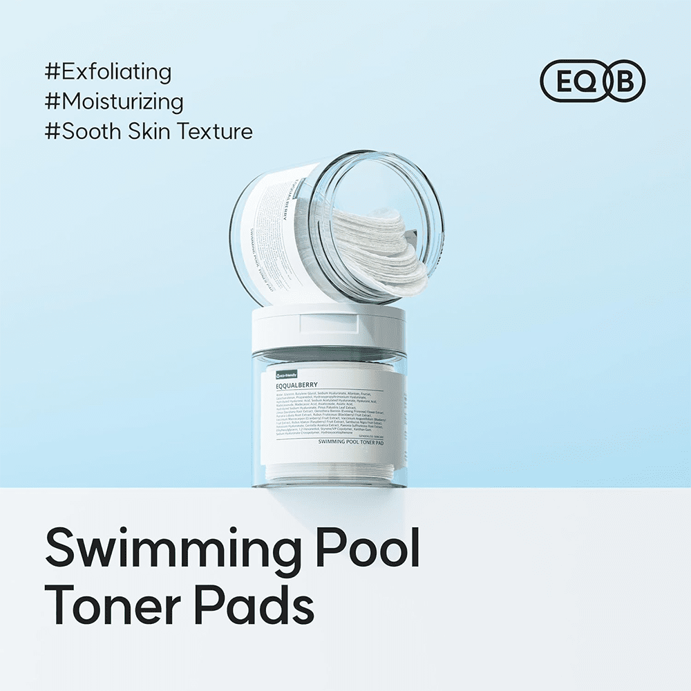 Eqqualberry Vegan Pool Toner Pads - 70 Sheets - Beauty Tribe
