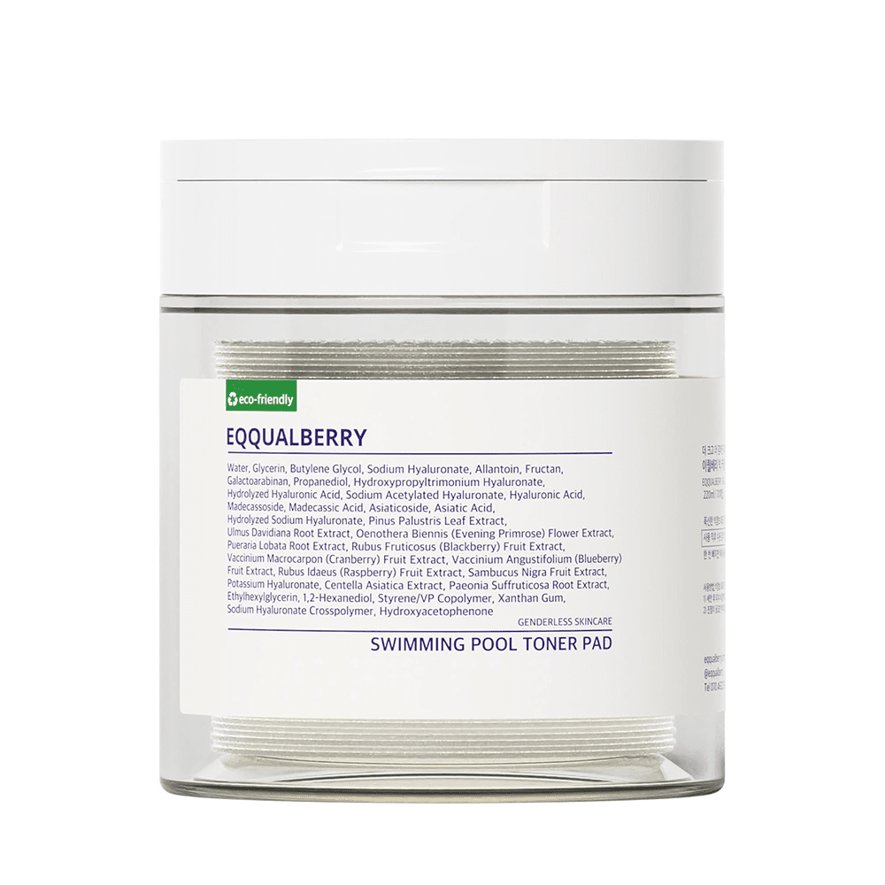 Eqqualberry Vegan Pool Toner Pads - 70 Sheets - Beauty Tribe