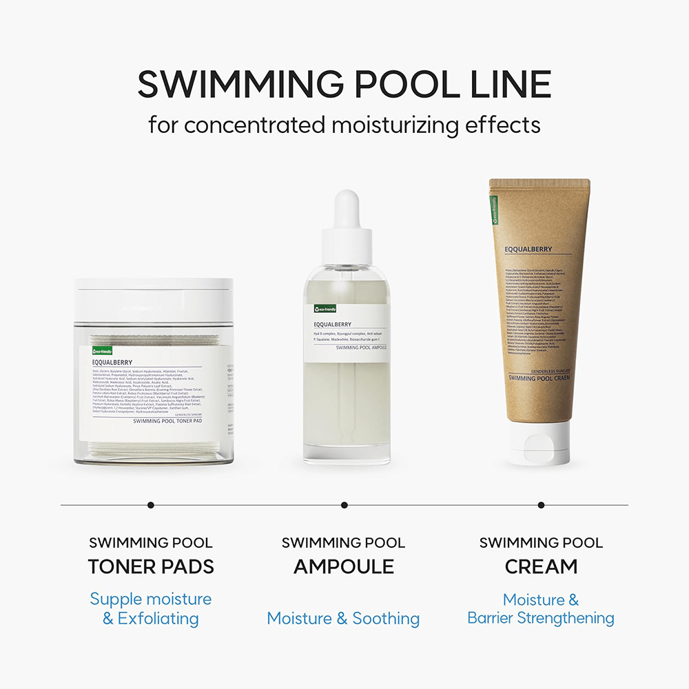 Eqqualberry Vegan Pool Toner Pads - 70 Sheets - Beauty Tribe