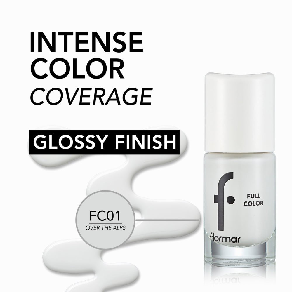 Flormar Full Color Nail Enamel - FC01 Over the Alps - Beauty Tribe
