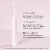 Gem Electric Toothbrush Coconut - Beauty Tribe
