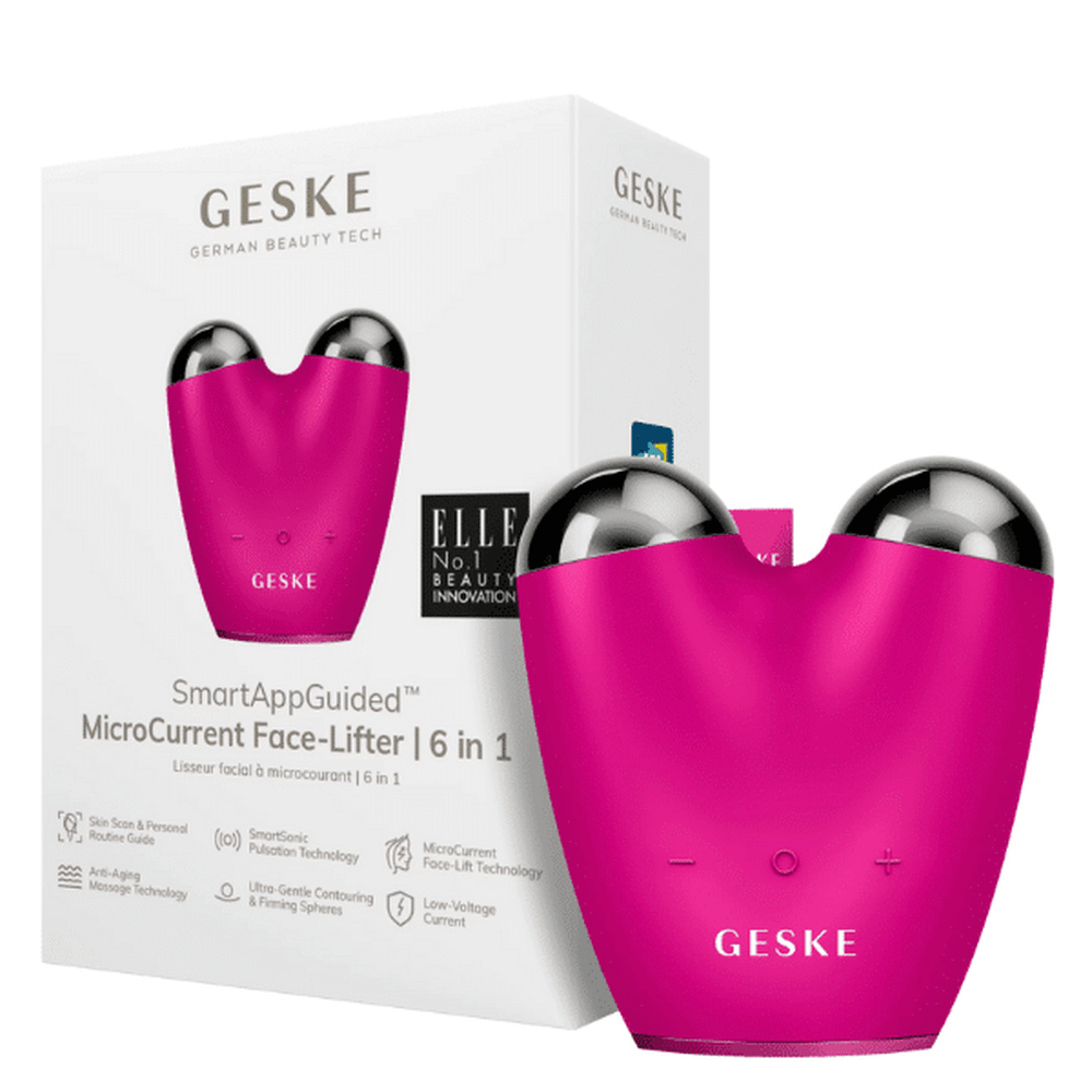 Geske MicroCurrent Face Lifter 6 in 1 Magenta - Beauty Tribe