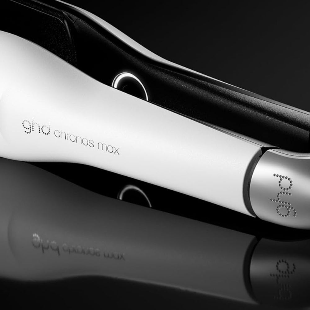 Ghd Chronos Max Styler Core Flat Iron Hair Straightener - White - Beauty Tribe