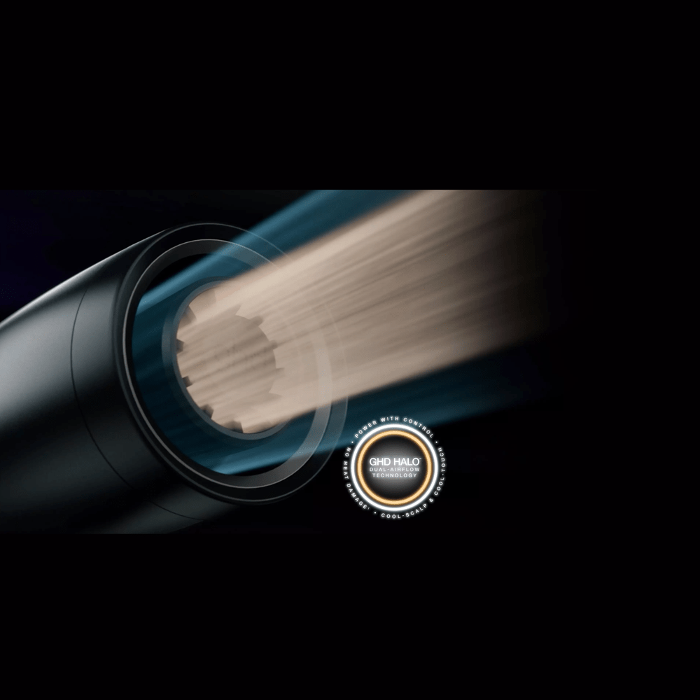 ghd Metallic Speed Ionic Hair Dryer Black - Beauty Tribe