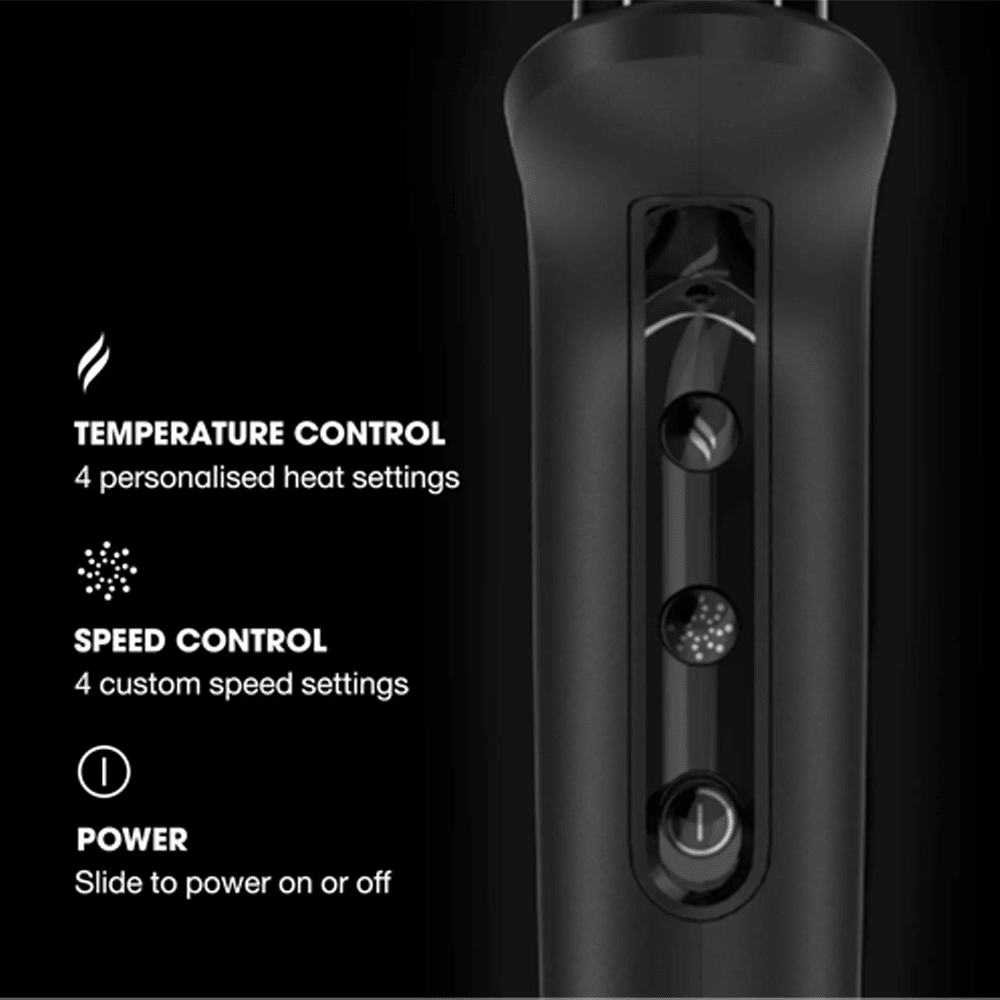 ghd Metallic Speed Ionic Hair Dryer Black - Beauty Tribe