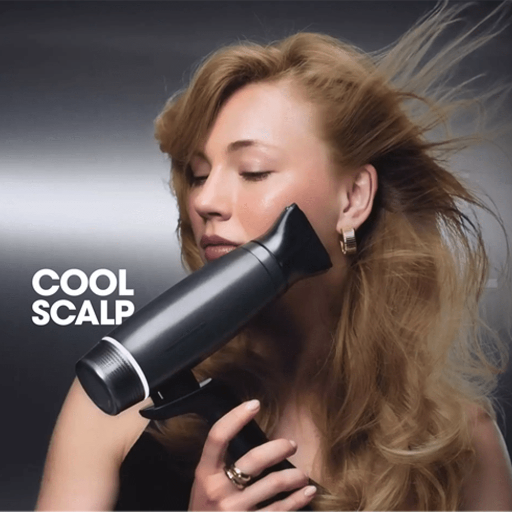 ghd Metallic Speed Ionic Hair Dryer Black - Beauty Tribe