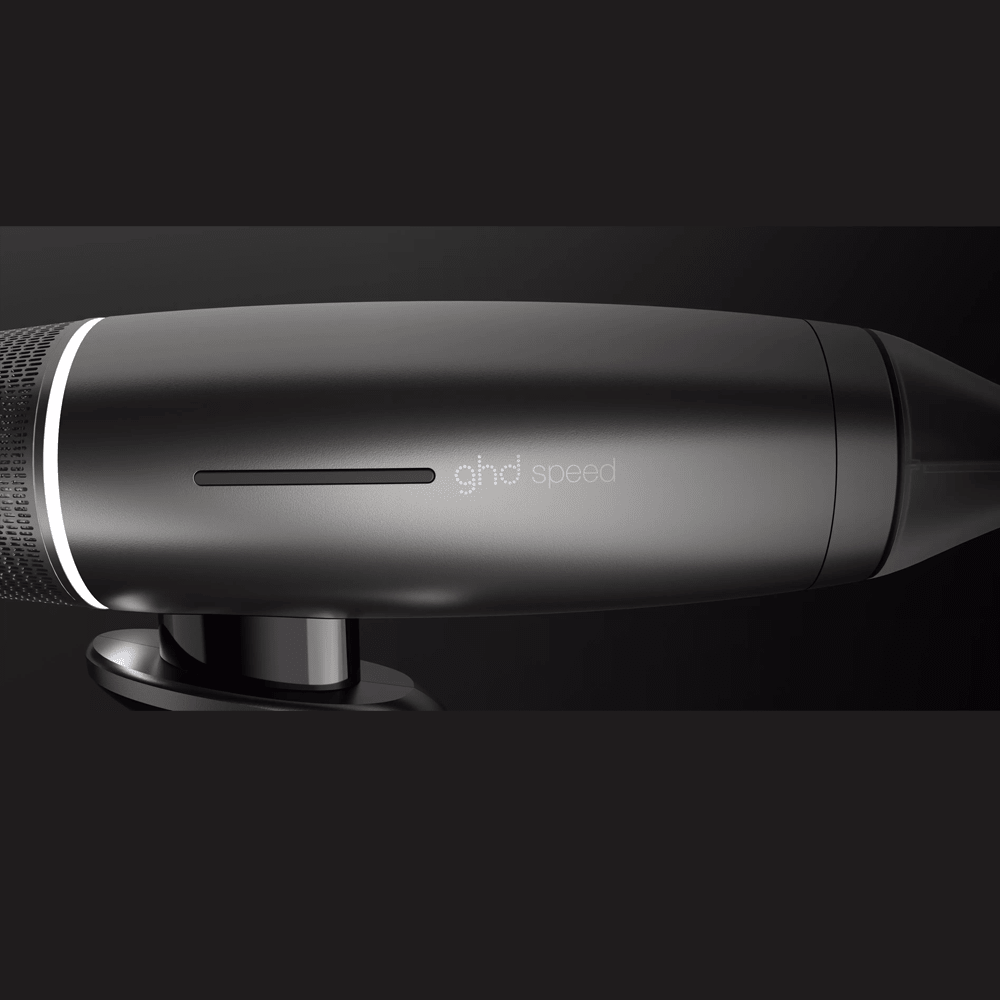 ghd Metallic Speed Ionic Hair Dryer Matte Black - Beauty Tribe
