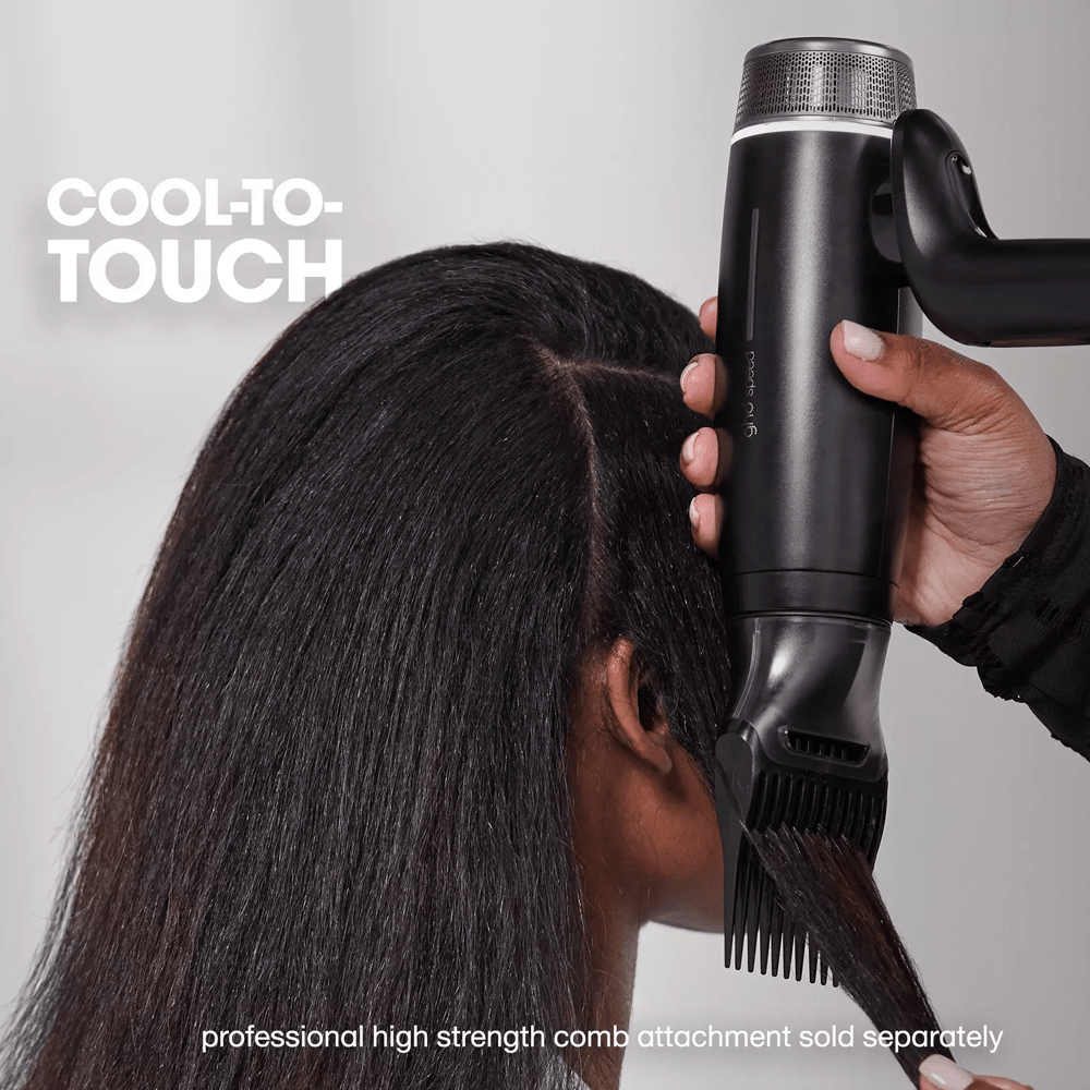 ghd Metallic Speed Ionic Hair Dryer Matte Black - Beauty Tribe