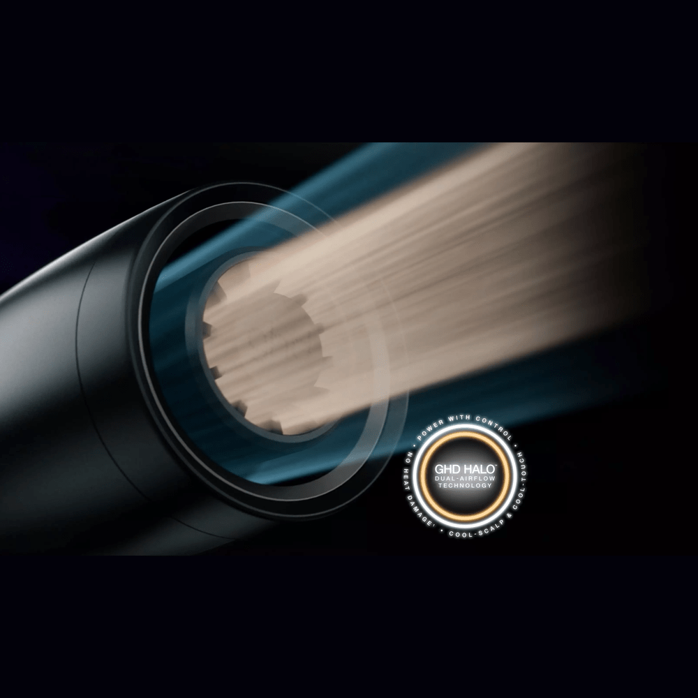 ghd Metallic Speed Ionic Hair Dryer Matte Black - Beauty Tribe