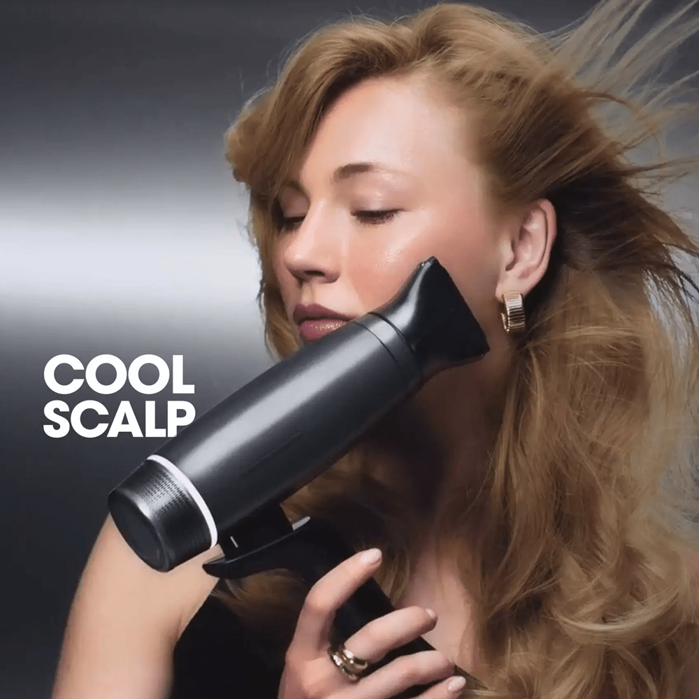 ghd Metallic Speed Ionic Hair Dryer Matte Black - Beauty Tribe