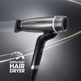 ghd Metallic Speed Ionic Hair Dryer Matte Black - Beauty Tribe