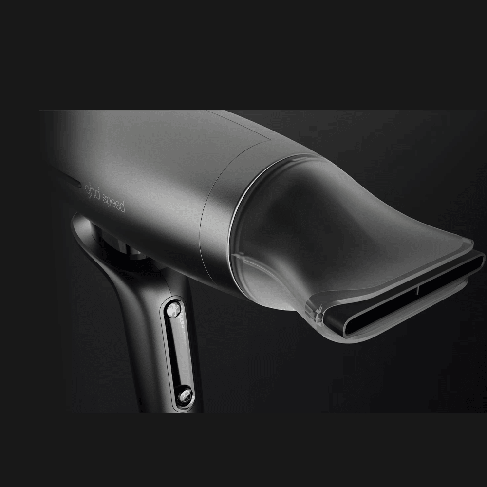 ghd Metallic Speed Ionic Hair Dryer Matte Black - Beauty Tribe