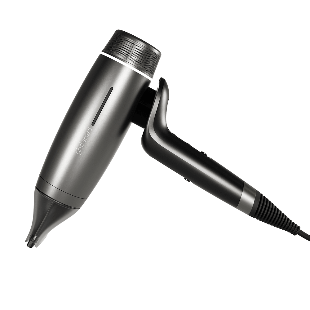 ghd Metallic Speed Ionic Hair Dryer Matte Black - Beauty Tribe