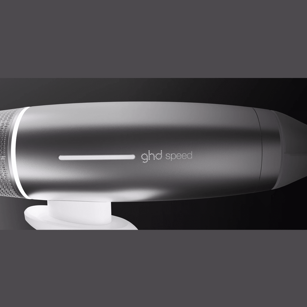ghd Metallic Speed Ionic Hair Dryer White - Beauty Tribe