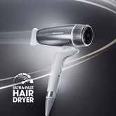 ghd Metallic Speed Ionic Hair Dryer White - Beauty Tribe