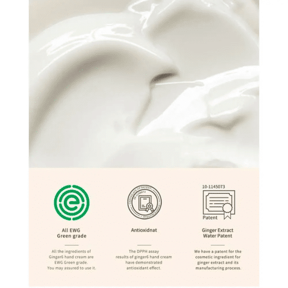 GINGER6 Hand cream 60ml - Beauty Tribe
