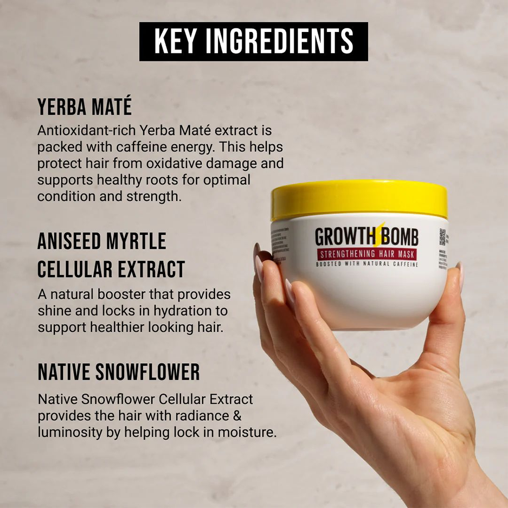 Growth Bomb Strengthening Hair Mask 235ml